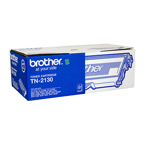 Brother TN-2130 Mono Laser Toner- Standard, HL-2140/2142/2150N/2170W, DCP-7040, MFC-7340/7440N/7840W- Up to 1500 pages - Main Image