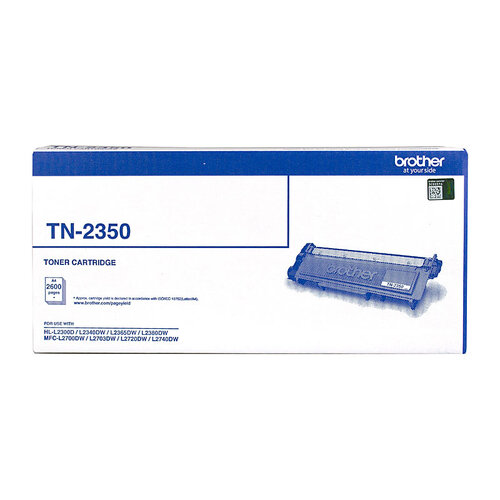 Brother TN-2350 Mono Laser Toner - High Yield Cartridge, HL-L2300D/L2305W/L2340DW/L2365DW/2380DW/MFC-L2700DW/2703DW/2720DW/2740DW up to 2,600 pages - Main Image
