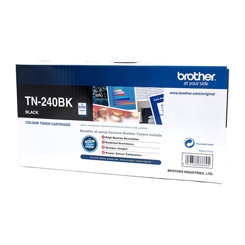 BROTHER TN240 Black Toner Cartridge - Main Image