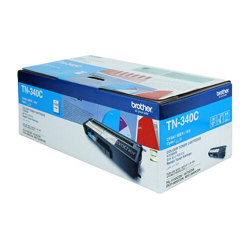 BROTHER TN-340C Colour Laser Toner - Standard Yield Cyan, HL-4150CDN/4570CDW, DCP-9055CDN, MFC-9460CDN/9970CDW - 1500 pages - Main Image
