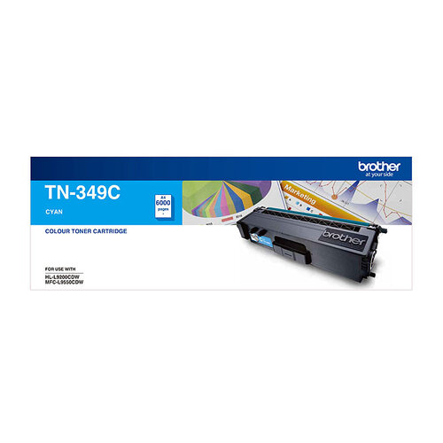 BROTHER TN349 Cyan Toner Cartridge - Main Image