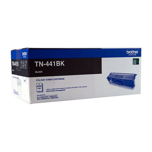 BROTHER TN-441BK Colour Laser Toner - Black Standard Cartridge - HL-L8260CDN/8360CDW MFC-L8690CDW/L8900CDW - 3,000 Pages - Main Image