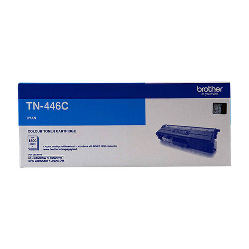 Brother TN-446C Colour Laser - Super High Yield Cyan - HL-L8360CDW, MFC-L8900CDW - 6,500 Pages - Main Image
