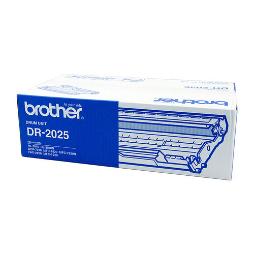 Brother DR-2025 Mono Laser Drum - FAX-2820/2920, MFC-7220/7420/7820N, HL-2040/2070N- up to 12,000 pages - Main Image