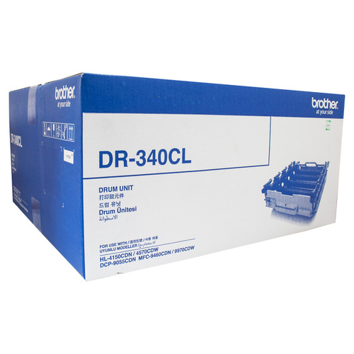 BROTHER DR-340CL Colour Laser set of 4 Drum Unit - HL-4150CDN/4570CDW, DCP-9055CDN, MFC-9460CDN/9970CDW - 25000 pages - Main Image