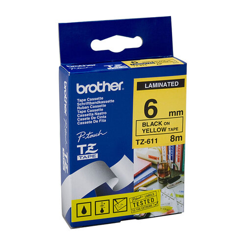 BROTHER TZe611 Labelling Tape - Main Image