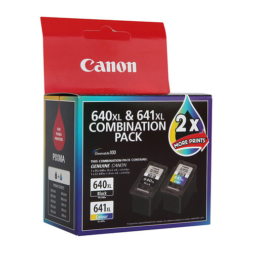 CANON PG640 CL641 XL Twin Pack Genuine Inkjet Cartridges - Main Image