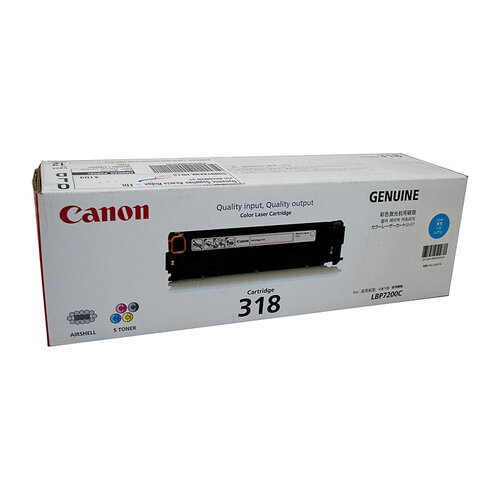 CANON Cartridge318 Cyan Toner - Main Image
