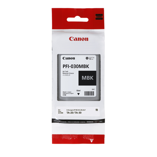 CANON PFI030 Matte Black Ink - Main Image