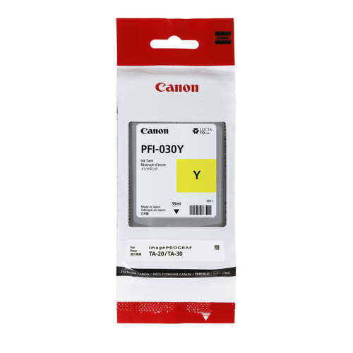 CANON PFI030 Yellow Ink - Main Image