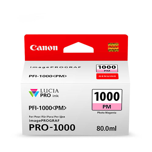 CANON PFI1000 Ph Magenta Ink Cartridge - Main Image