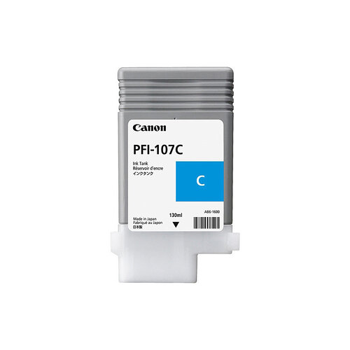 CANON PFI107 Cyan Ink - Main Image