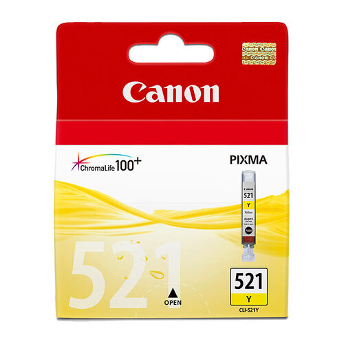 CANON CLI521 Yellow Ink Cartridge - Main Image