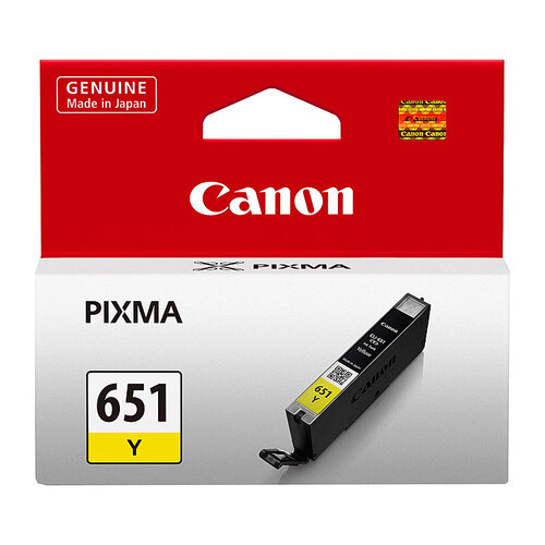 CANON CLI651 Yellow Ink Cartridge - Main Image
