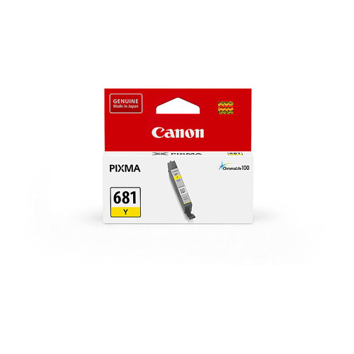 CANON CLI681 Yellow Ink Cartridge - Main Image