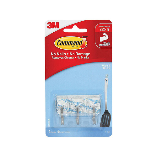 COMMAND Hook 17067CLR Uten Pack of 3 Box of 6 - Main Image