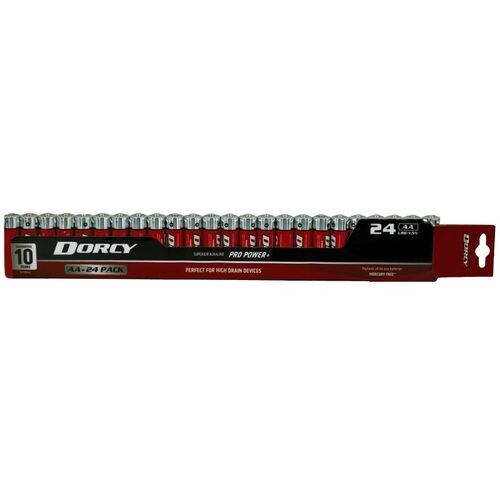 DORCY 24AA Alkaline Batteries Strip Value Pack - Main Image