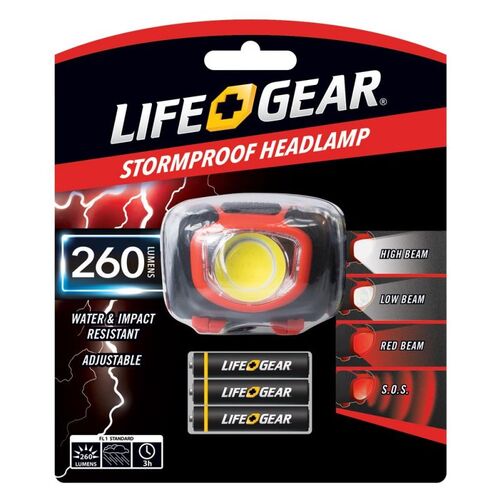 LIFE GEAR 3AAA Headlamp - Main Image