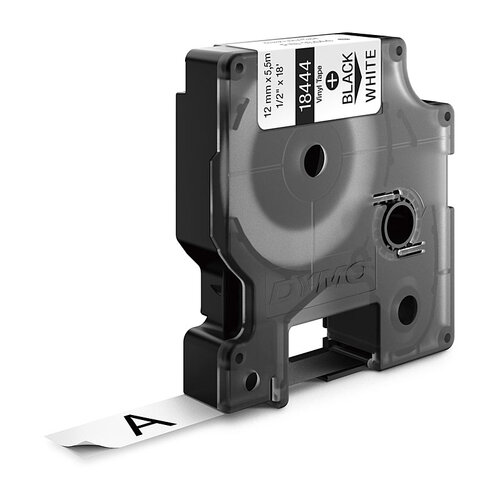 DYMO Black on Wht 12mm Tape - Main Image