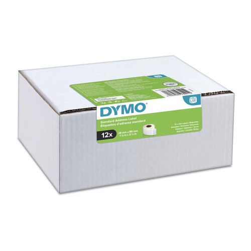 DYMO LW Std Address Label 28X89mm Pack of 12 - Main Image