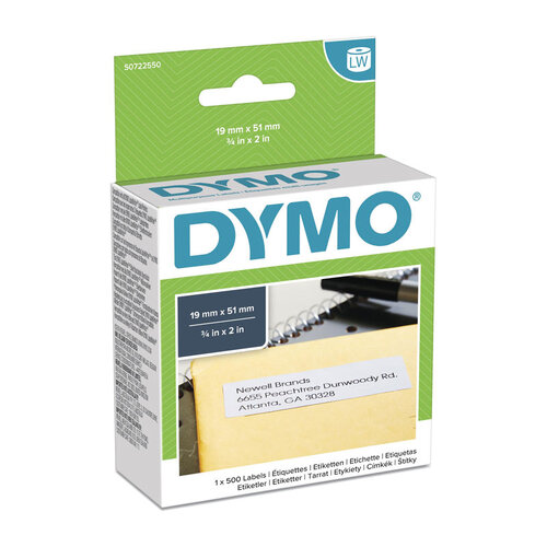 DYMO LW 19mm x 51mm White - Main Image