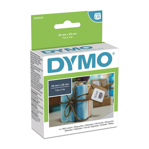 DYMO LW 25mm x 25mm White - Main Image