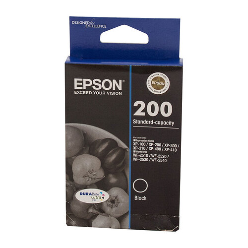 EPSON 200 Black Ink Cartridge - Main Image