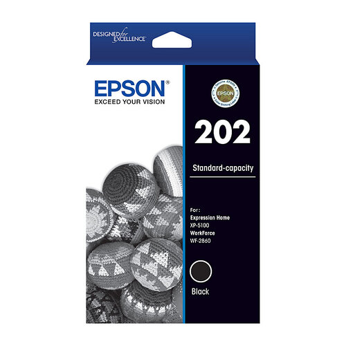 EPSON 202 Black Ink Cartridge - Main Image