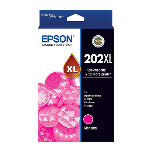 EPSON 202XL Magenta Ink Cartridge - Main Image