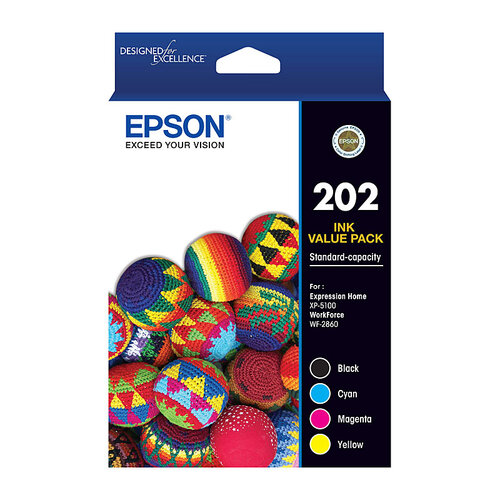 EPSON 202 4 Ink Value Pack - Main Image