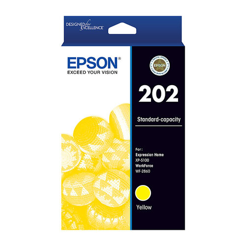 EPSON 202 Yellow Ink Cartridge - Main Image