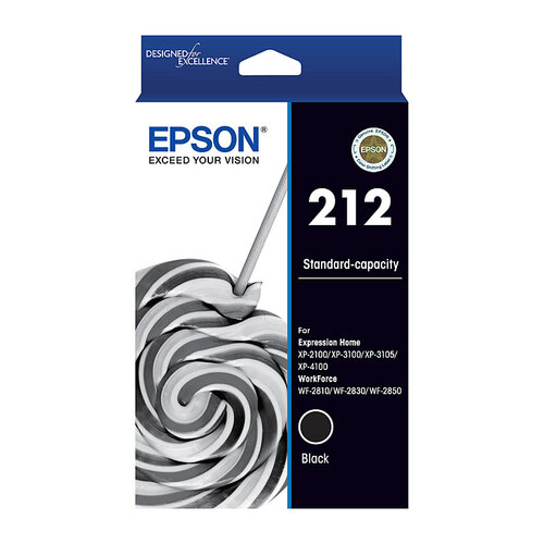 EPSON 212 Black Ink Cartridge - Main Image