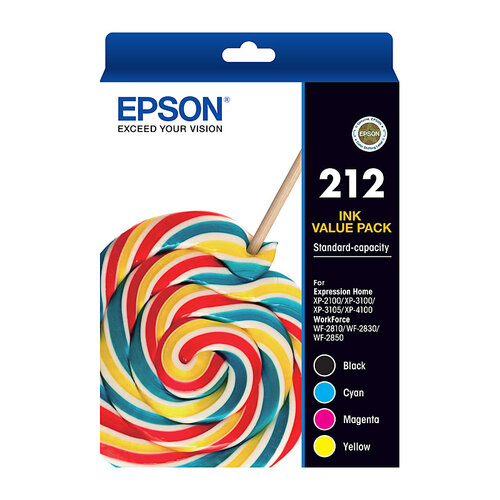 EPSON 212 4 Ink Value Pack - Main Image