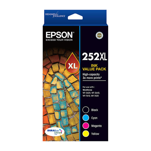 EPSON 252XL 4 Ink Value Pack - Main Image