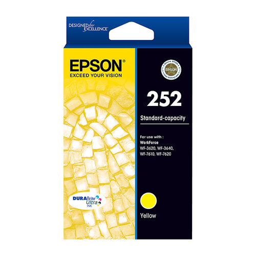 EPSON 252 Yellow Ink Cartridge - Main Image