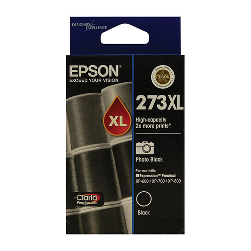 EPSON 273XL Photo Black Ink Cartridge - Main Image