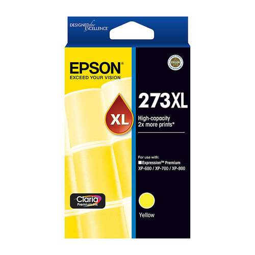 EPSON 273XL Yellow Ink Cartridge - Main Image