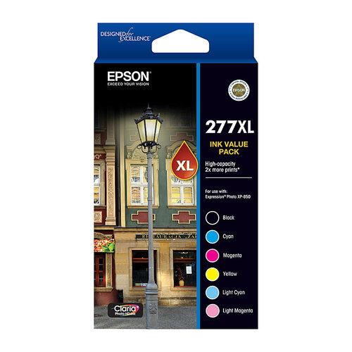 EPSON 277XL 6 Ink Value Pack - Main Image