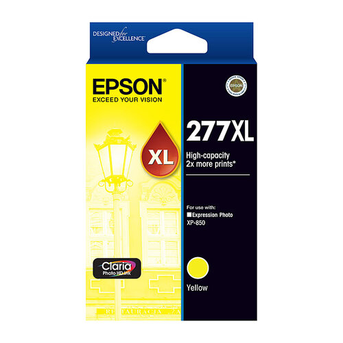 EPSON 277XL Yellow Ink Cartridge - Main Image