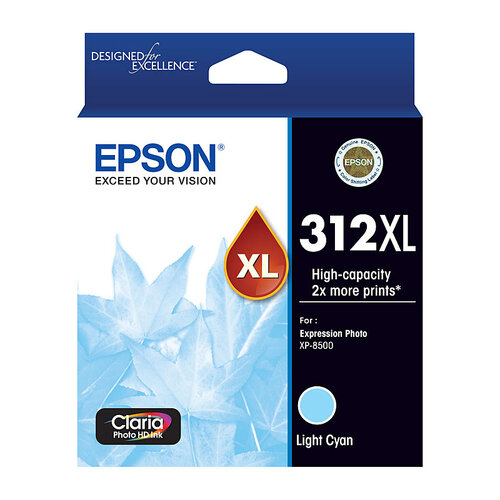 EPSON 312XL Light Cyan Ink Cartridge - Main Image
