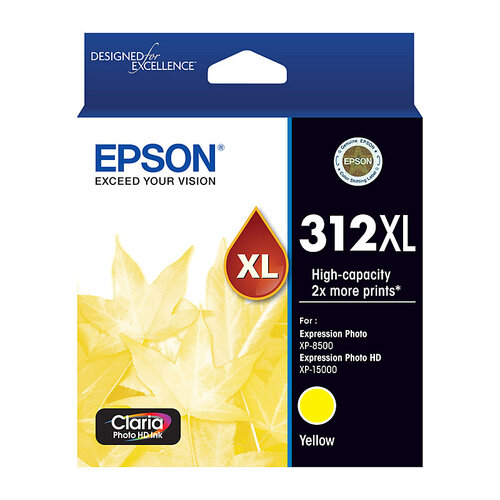 EPSON 312XL Yellow Ink Cartridge - Main Image