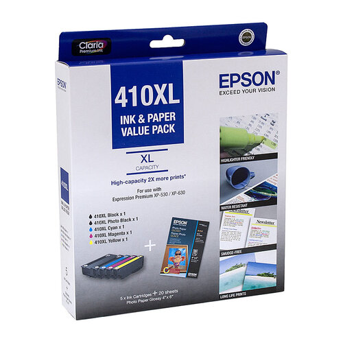 EPSON 410XL 5 Ink Value Pack - Main Image