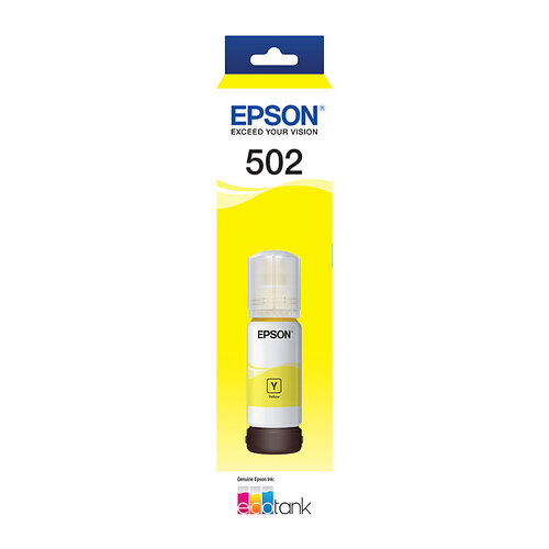 EPSON T502 Yellow EcoTank Bottle - Main Image