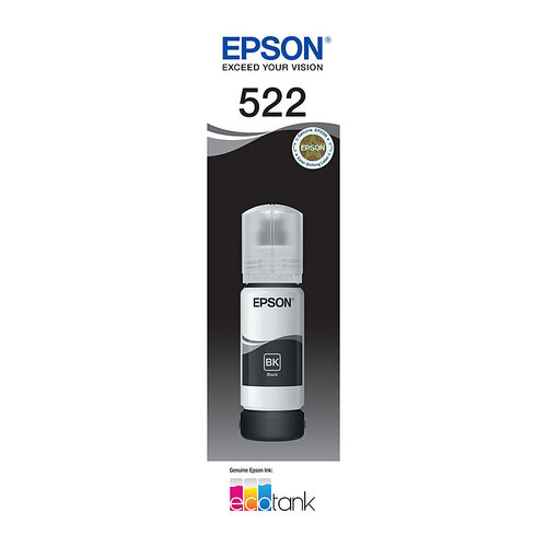 EPSON T522 Black EcoTank Bottle - Main Image
