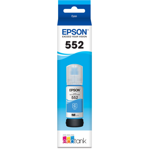 EPSON T552 Cyan Eco Tank - Main Image