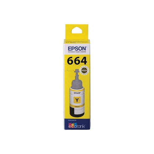 EPSON T664 Yell EcoTank Bottle - Main Image