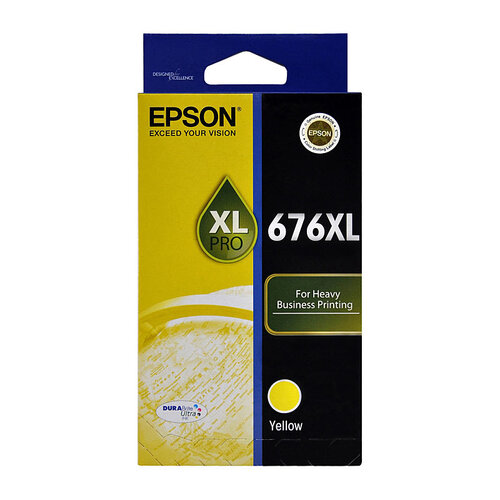EPSON 676XL Yellow Ink Cartridge - Main Image