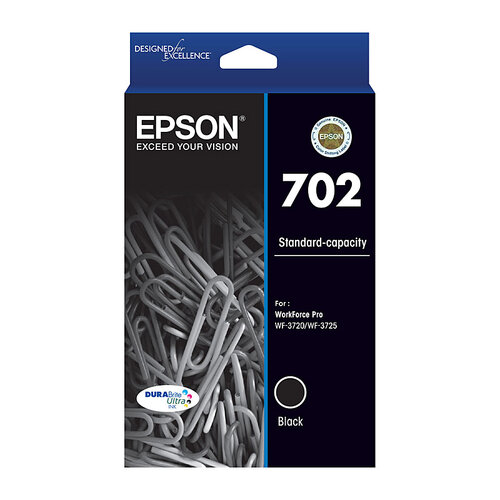 EPSON 702 Black Ink Cartridge - Main Image