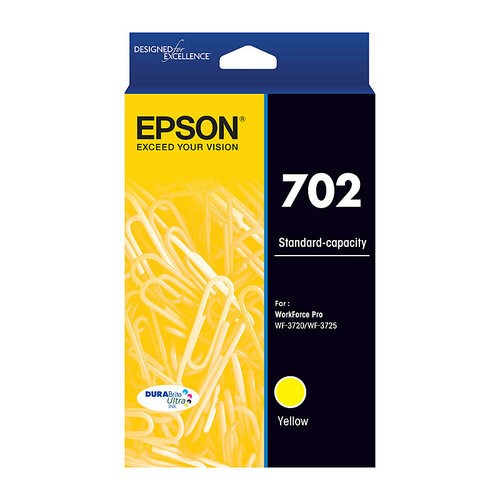 EPSON 702 Yellow Ink Cartridge - Main Image