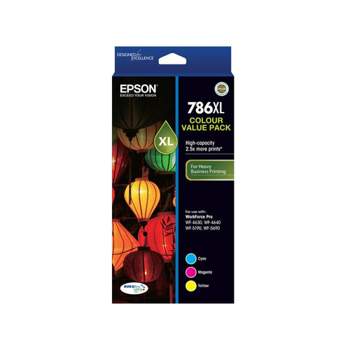 EPSON 786XL 3 Col Value Pack - Main Image